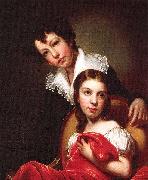 Rembrandt Peale Michaelangelo and Emma Clara Peale oil painting reproduction